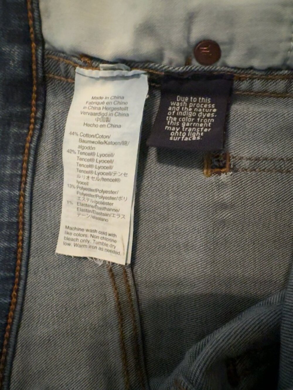 Madewell 10" High Rise Skinny Jeans Size 25 Medium Wash - Picture 8 of 8